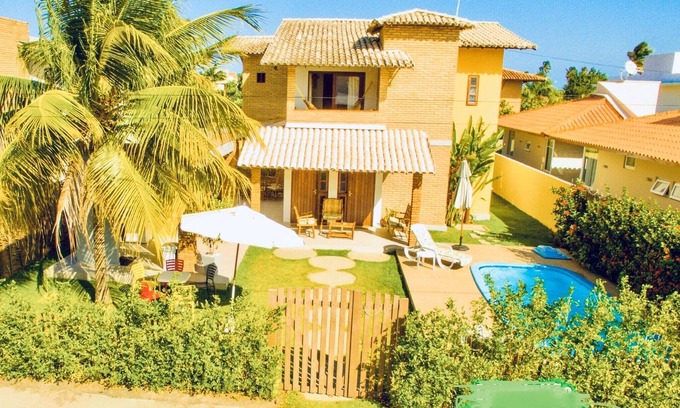Maceio Casa | Excelente casa con piscina, cond. cerrado a pocos metros de la playa y el hibisco