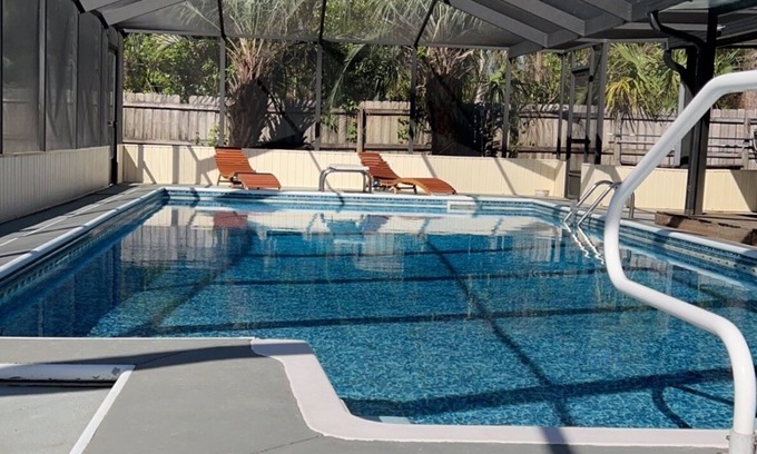 Panama City Beach Casa | House with a private heated Pool!