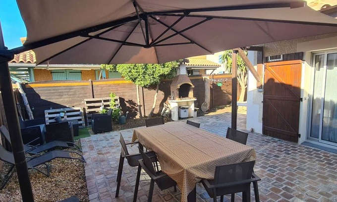 Sainte-Marie-Plage Casa | HOUSE WITH 2 BEDROOMS AND GARDEN 200M FROM THE BEACH IN SAINTE MARIE LA MER