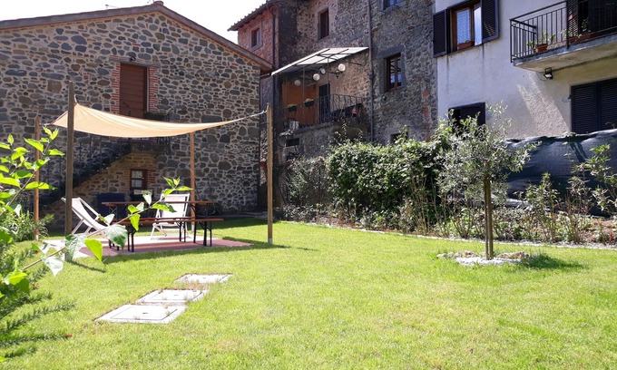 Bagni di Lucca Casa | Casa con jardín y piscina, a poca distancia de la ciudad
