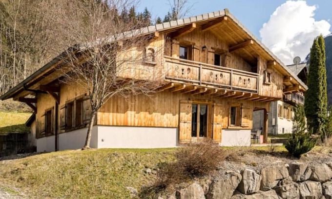 Morzine Chalet De Esquí | Casa de montaña (madera / piedra) - MorzineCasa con jardín