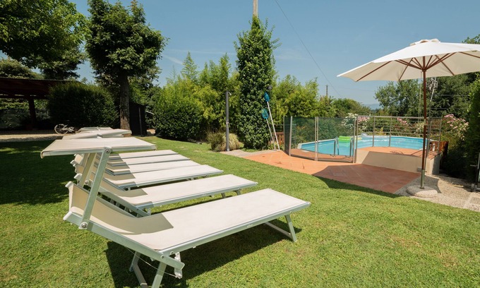 Pieve di Compito Casa | Casa con jardín y piscina privada, a pocos km de Lucca.