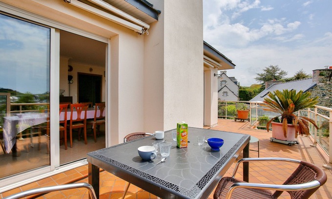 Pleneuf-Val-Andre Chalet De Esquí | Casa con vista al puerto – para 4 adultos y 4 niños