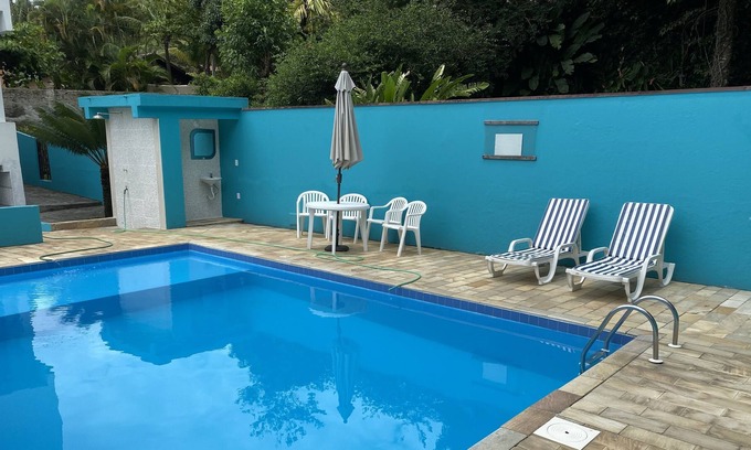 Praia Grande Casa | Casa con piscina y excelente ubicación en la Playa de Julião
