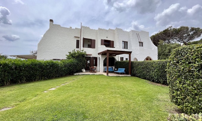 Santa Margherita di Pula Casa | Casa frente al mar con acceso directo a la playa - a 10 metros de distancia