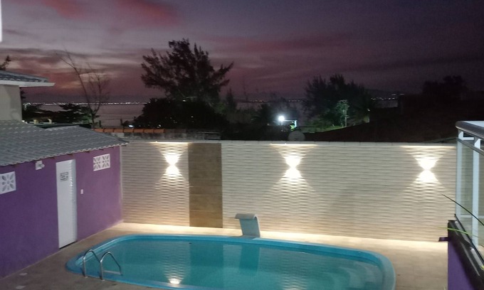 Arraial do Cabo Casa | Casa con piscina en la calle de la playa, barbacoa, wifi, cielo