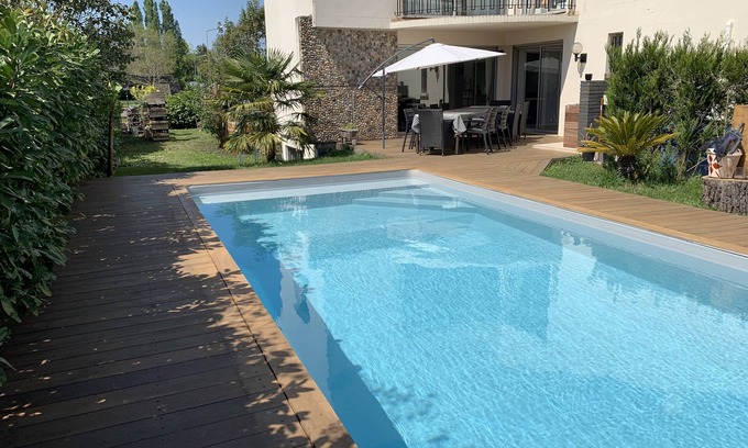 Gradignan Casa | Magnífica casa espaciosa de 250 m2, 10 pers. , cerca de BURDEOS
