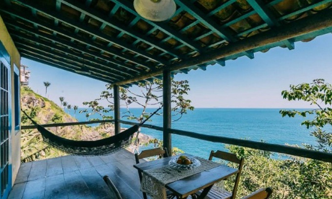 Praia de Borrifos Casa | Houses on the coast for two-four people. Spectacular sea view!