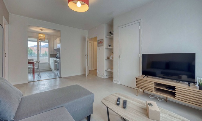 Saint-Martin-d'Heres Apartamento | #HQ | Les Zenith Colors 🎨 | Agréable T4 at SMH
