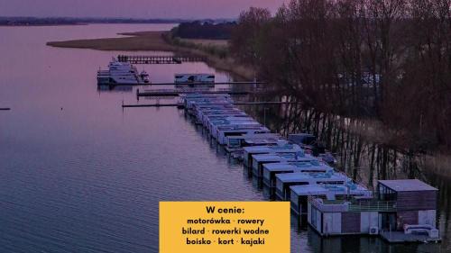 Mielno Apartamento | HT Houseboats - domki na wodzie - sauna, motorówka, rowerki wodne