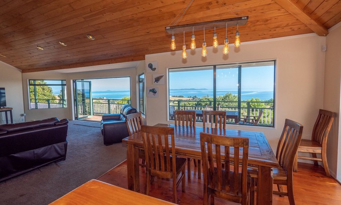 Doubtless Bay Casa | Enormes vistas de 180 grados de Doubtless Bay