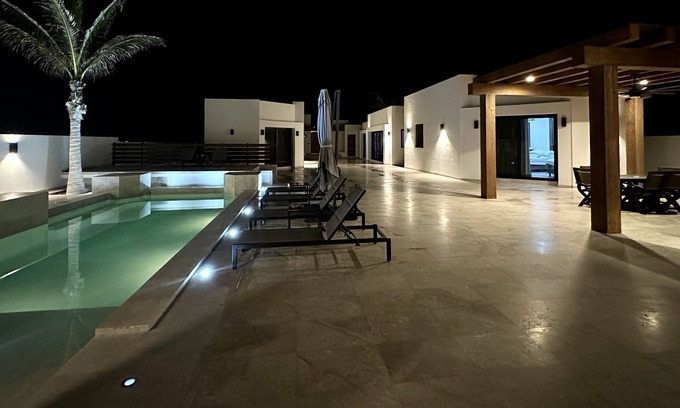 La Ribera Casa | Huge BEACHFRONT HOUSE with heated pool