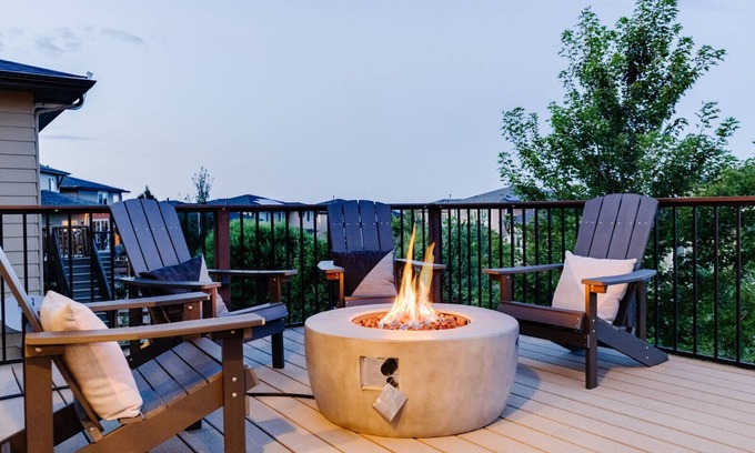 Arvada Casa | Huge Dreamy Home in NW Arvada, Hot Tub, Fire Pit, EV Charger, Solar Panels