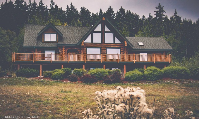 Sequim Cabina | Enorme Log Lodge- Donde las montañas se encuentran con el mar