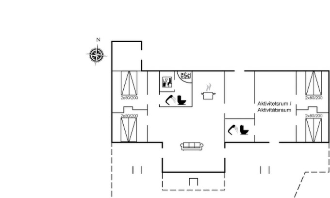 Jegum Casa | "Human" - 10.5km from the sea by Interhome