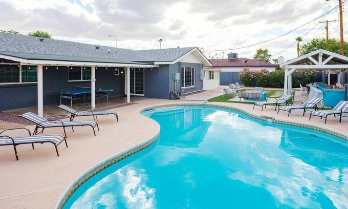 Scottsdale Estates Ten Casa | HUMBLE ABODE: POOL + SPA + PING PONG + FIRE PIT