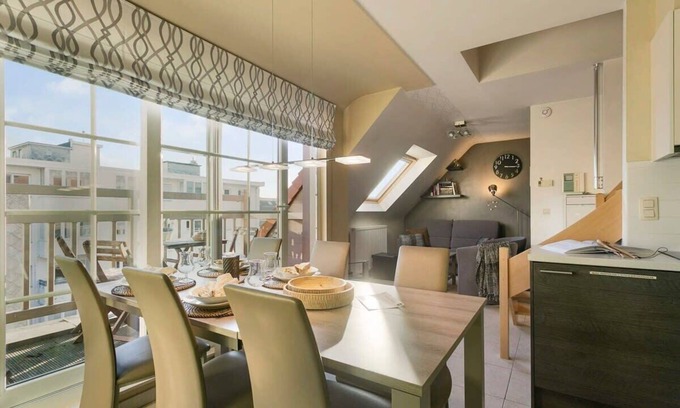 Westende Apartamento | Huswell - Sunny duplex apartment near the beach