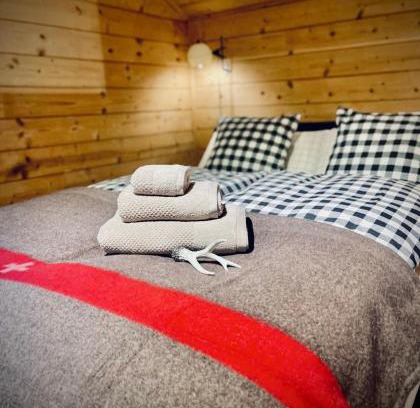 Blatten bei Naters Apartamento | Hüttli Chalet with panoramic view