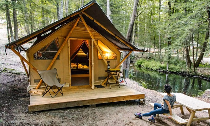 Conway Cabina | Huttopia White Mountains
