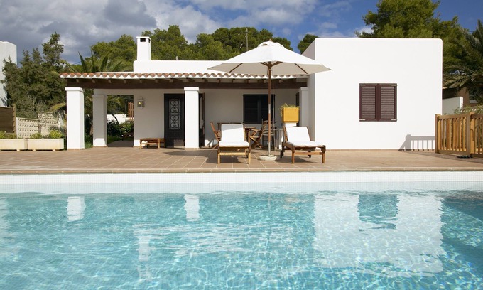 Cala Comte Casa | Ibiza casa con vistas al mar para 8
