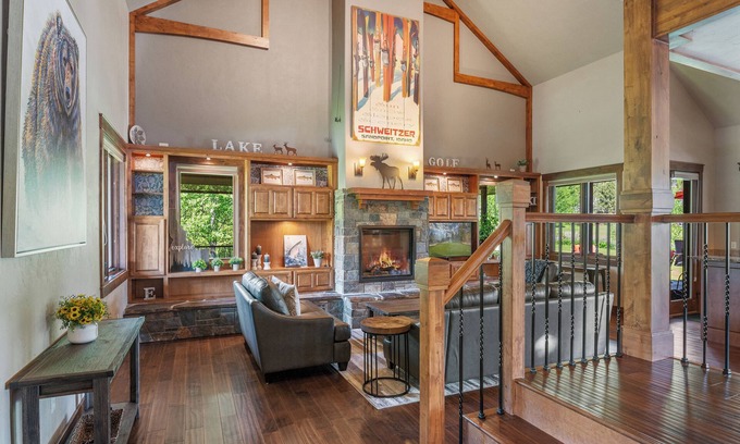 Sandpoint Casa | Idaho Club Fairway Custom Home with Hot Tub