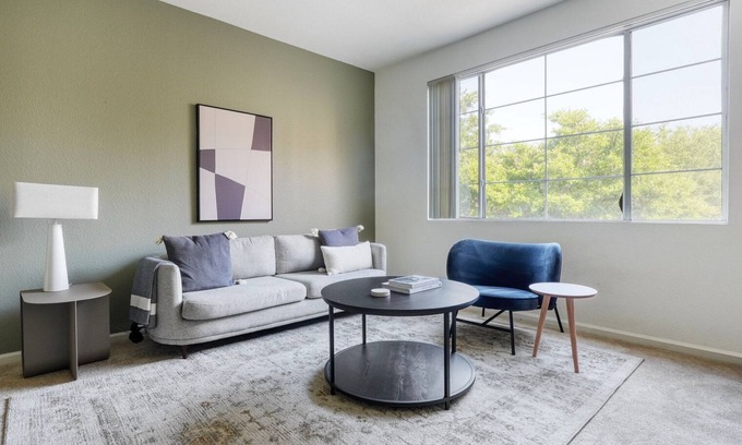 South San Jose Apartamento | Ideal San Jose 1BR w/ Pool, Gym & W/D, near Highways, by Blueground