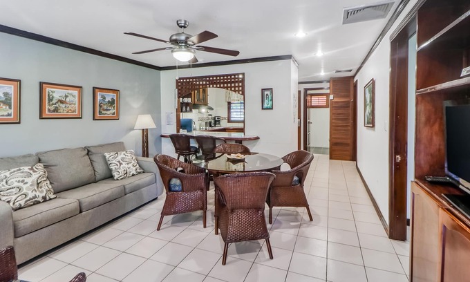 Damas Condominio | Ideal Tropical Retreat W/ Private Patio, Shared Pool, Lush Gardens & More!
