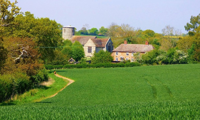 Saxmundham Cabaña | Idílica casa de campo de 5 estrellas en Suffolk, cerca de la hermosa Costa del Patrimonio