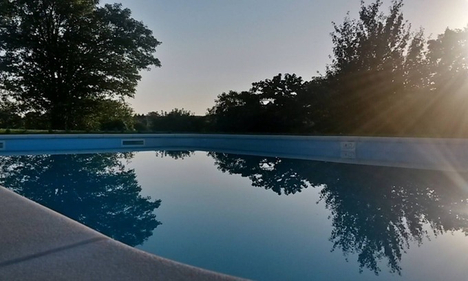 Lozay Cabaña | Idílico Casa con impresionante piscina climatizada