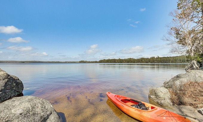 Franklin Cabina | Idyllic Eastbrook Cabin: Lake Access, Near Acadia!