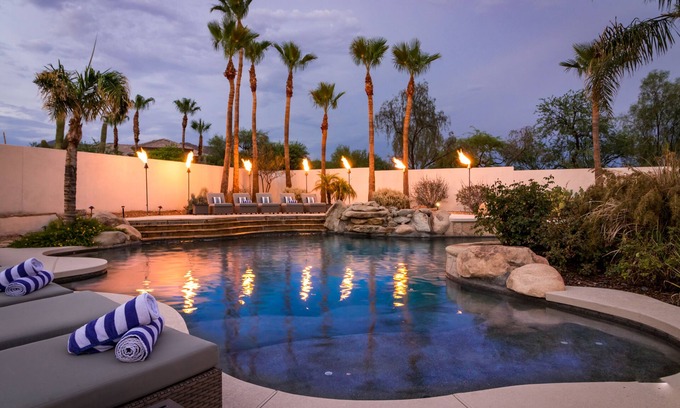 Cactus Acres Casa | ♥Idyllic Resort Villa♥WaterSlide♥Pickle-Ball♥Golf♥Mountain Views♥
