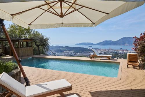La Spezia Casa | Idyllium Relais- Countryside Villa with Panoramic Pool and Breathtaking Sea Views