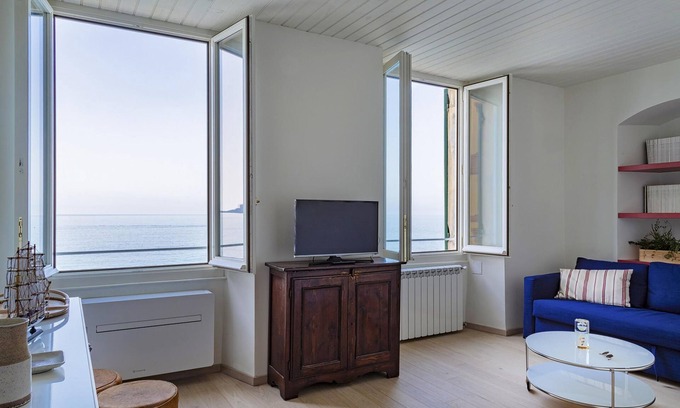Camogli Apartamento | Il Mare di Camogli da un obl