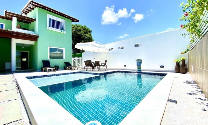 Barra do Gil Casa | Ilha de Itaparica - Large, airy 4-bedroom house in gated community