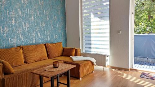 Bad Schmiedeberg Apartamento | Im Herzen der Kurstadt, Balkon, Küche, Blick ins Grüne, radfreundlich