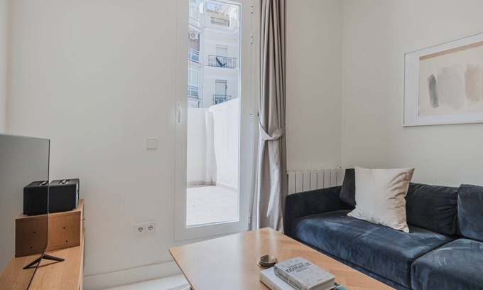 Gaztambide Apartamento | Impeccable Chamberí 1BR w/terrace, nr the city center, by Blueground
