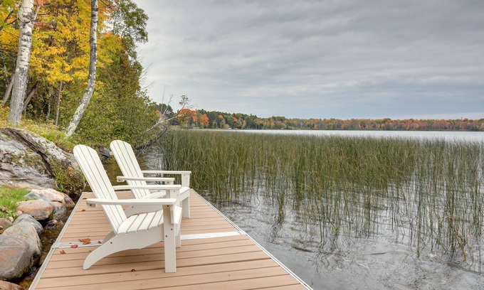 Presque Isle Casa | Impressive Presque Isle Lake House w/ Water Access