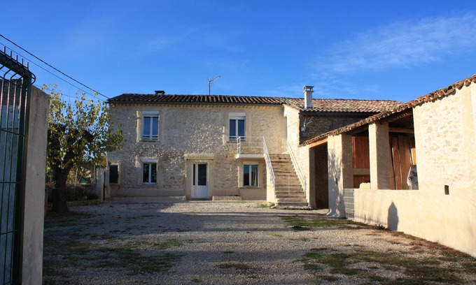 Allegre Les Fumades Cabaña | en un pañuelo de seda antigua renovado una granja en el campo en el corazón de la región de Cevennes