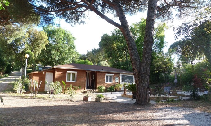 Gassin Chalet De Esquí | Chalet lleno de encanto en paz, en medio de pinos y adelfas.