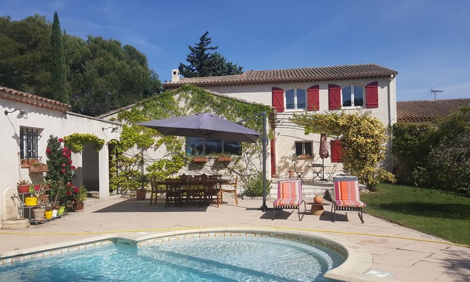 Aix-en-Provence Villa | En Aix-en-Provence, espaciosa casa de la familia - con piscina - 8 personas