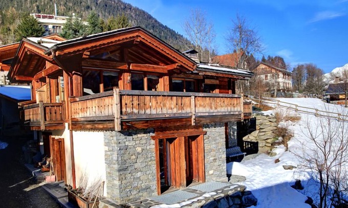Chamonix City Centre Chalet De Esquí | Casa de montaña (madera / piedra) - CHAMONIX