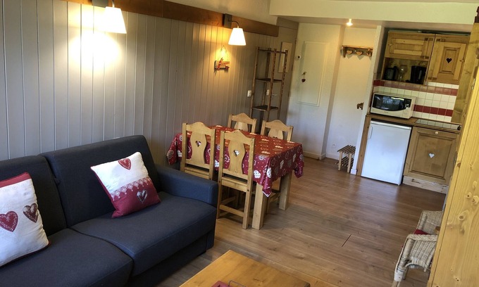 Plagne 1800 Apartamento | In La Plagne 1800 - 6 people - swimming pool and sauna