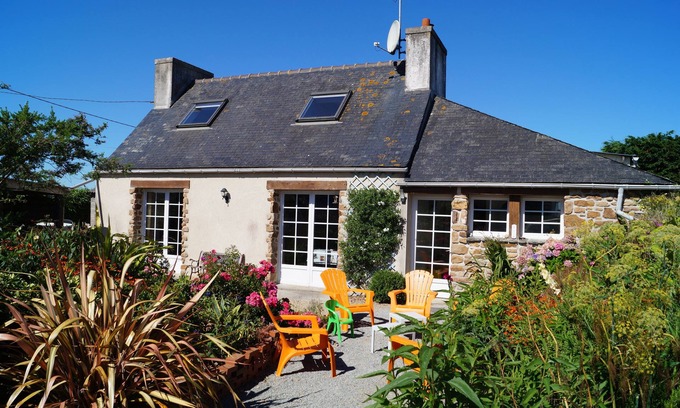 Plougasnou Casa | En Morlaix Bay, mar 3 kms, casa con encanto en la naturaleza
