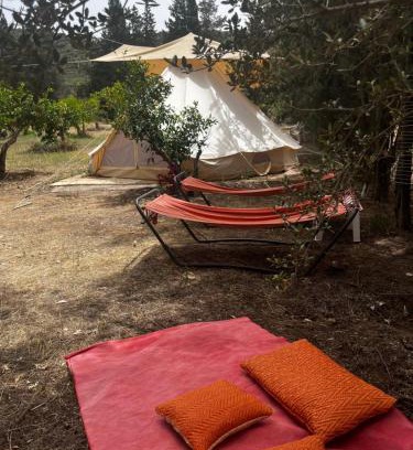 Quartu Sant'Elena Otro | In Our Garden Sardinia - Orange Trees Glamping Tent