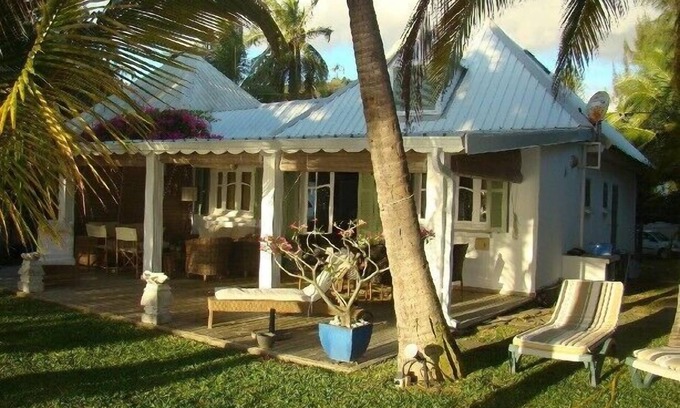 Grand Fond Villa | En Saint-Gilles-les-Bains villa encanto 'Green Ray', con los pies en el agua.