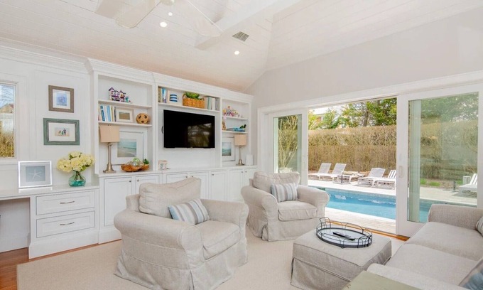 Village of Southampton Casa | In the Heart of SH Village, Salt Water Heated Pool with Incredible Outdoor Space