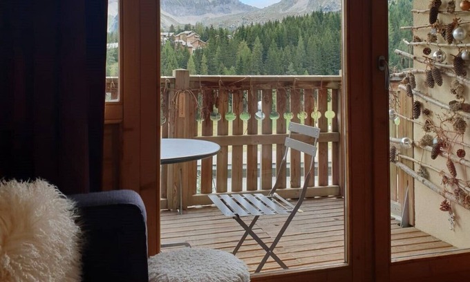 Saint-Etienne-en-Devoluy Apartamento | T2 31m2 acogedor, hermosa vista de pistas