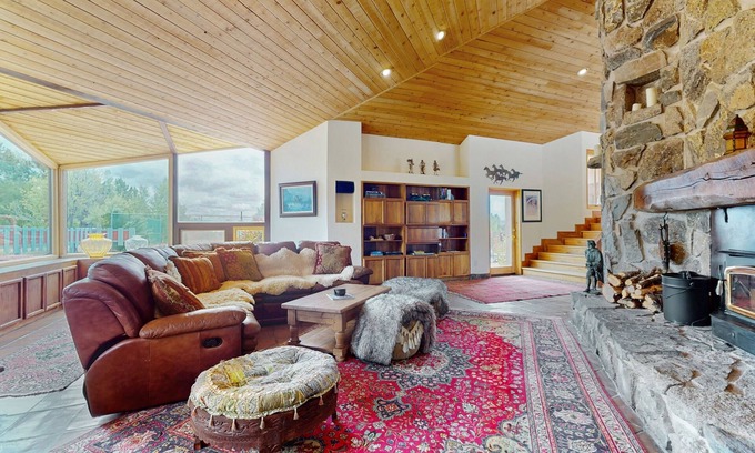 Arroyo Seco Casa | Incredible luxury estate with private pool, hot tub, grills, stone fireplaces