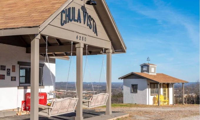 Branson Casa | Incredible Views! Historic Branson Home, two Porch Swings