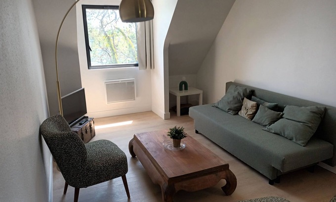 Crozon Apartamento | Independent apartment - expectionnal sea view - swimming pool - 5 persons